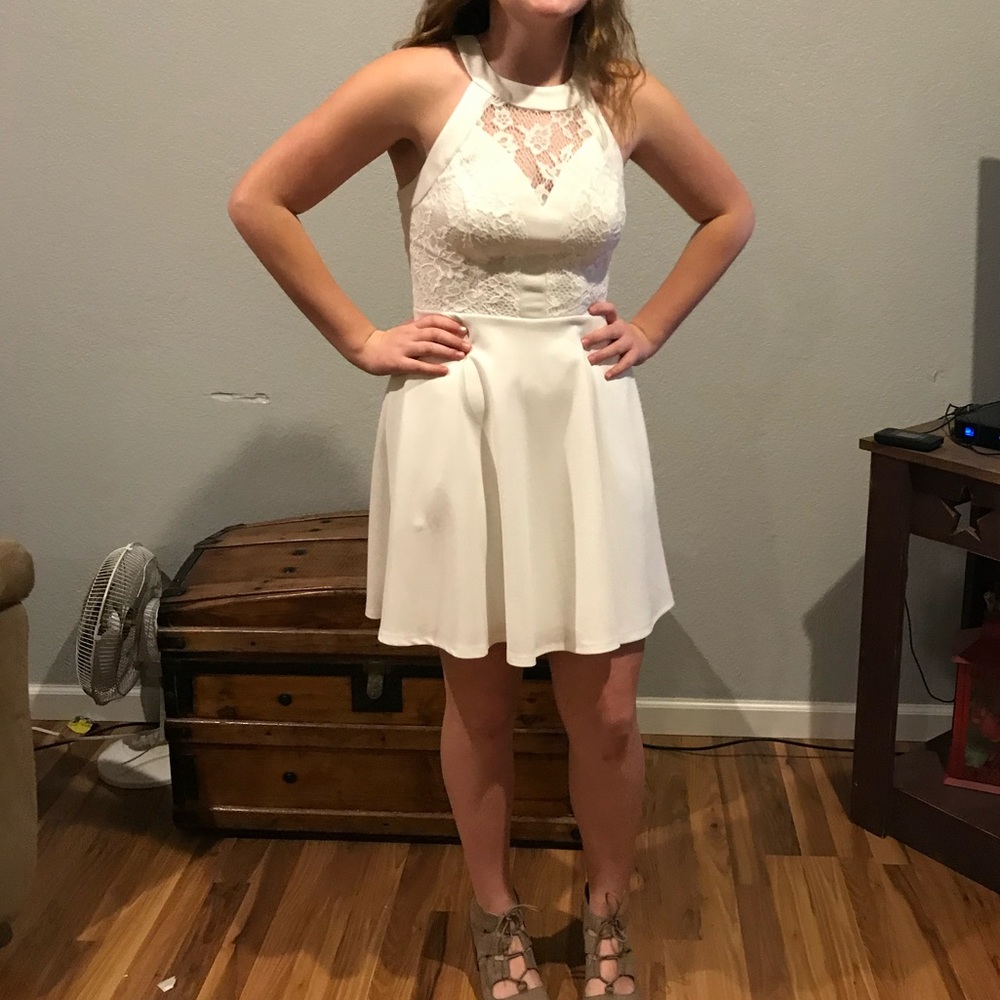 White dress